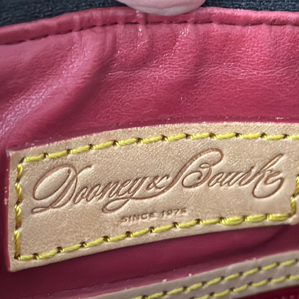 Dooney & Bourke Gray Satchel with Tan  Accents - Picture 2 of 13